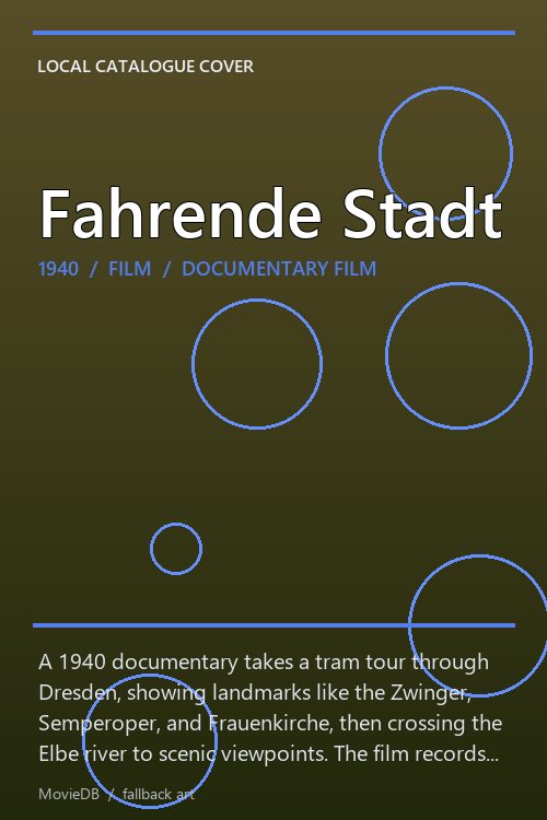Fahrende Stadt poster
