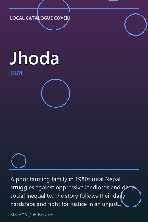 Jhoda poster
