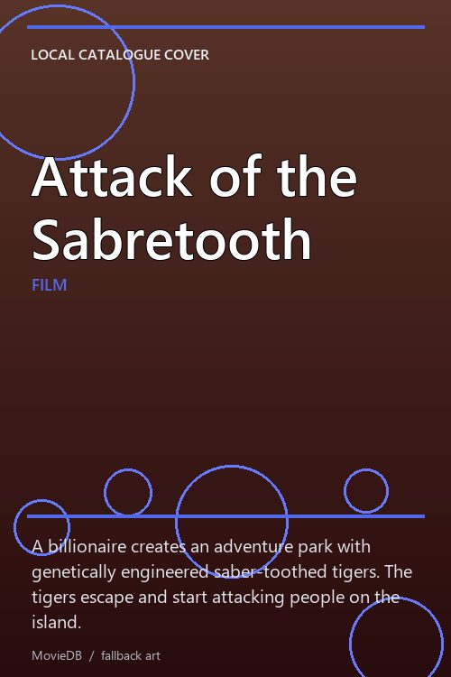 Attack of the Sabretooth poster