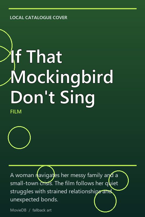 If That Mockingbird Don't Sing poster