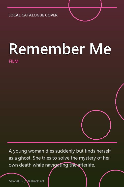Remember Me poster