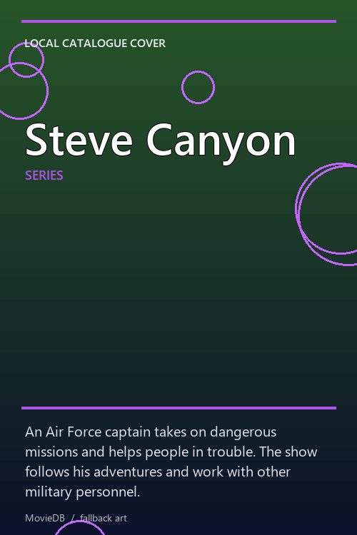 Steve Canyon poster