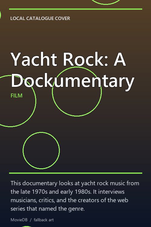 Yacht Rock: A Dockumentary poster