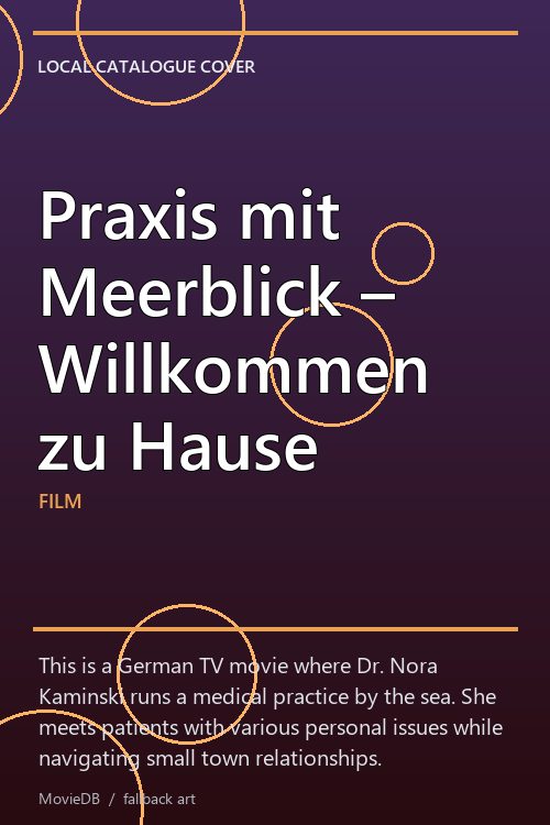 Praxis mit Meerblick – Willkommen zu Hause poster