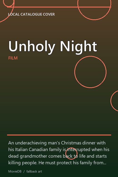 Unholy Night poster