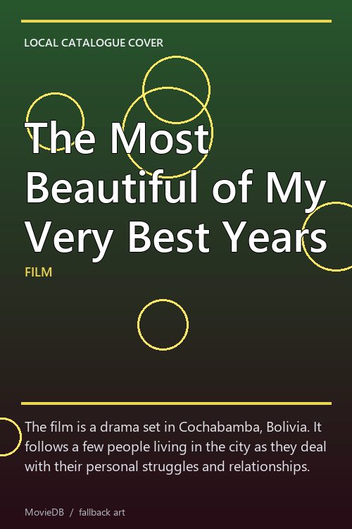 The Most Beautiful of My Very Best Years poster