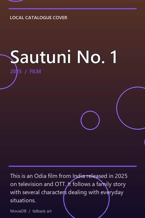 Sautuni No. 1 poster