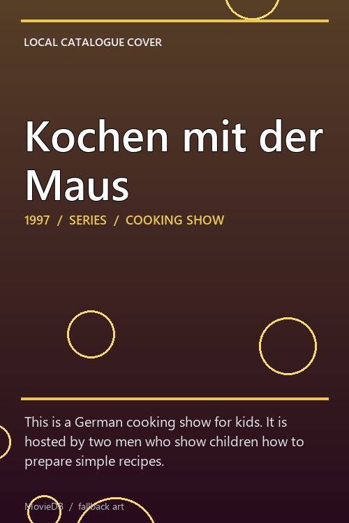 Kochen mit der Maus poster