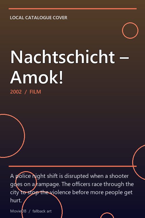 Nachtschicht – Amok! poster