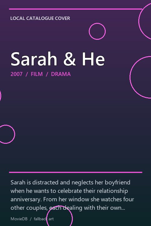 Sarah & He poster
