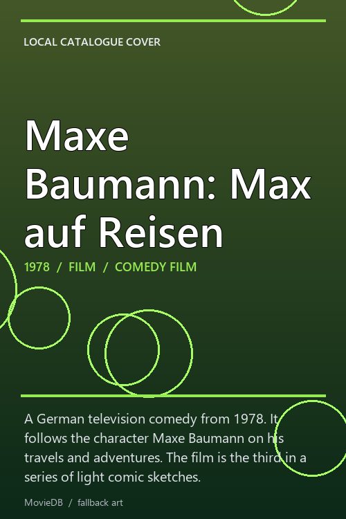 Maxe Baumann: Max auf Reisen poster