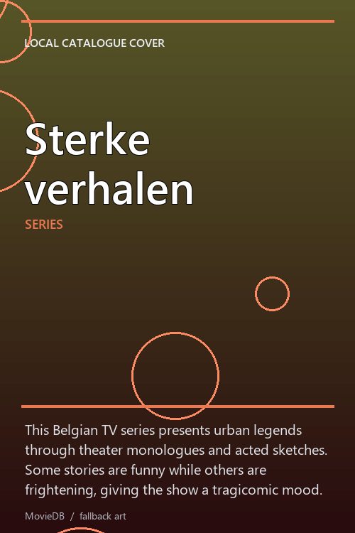 Sterke verhalen poster