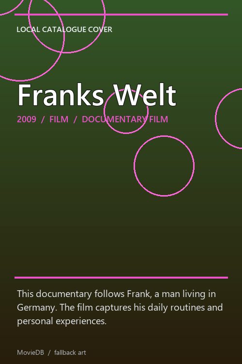 Franks Welt poster