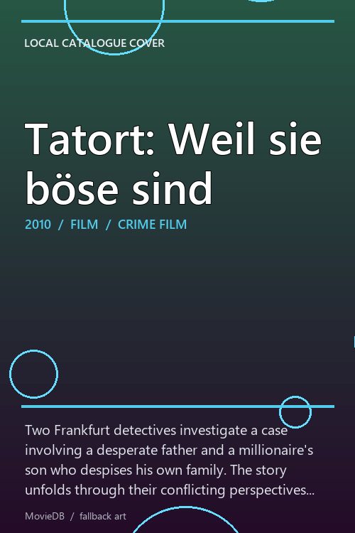 Tatort: Weil sie böse sind poster