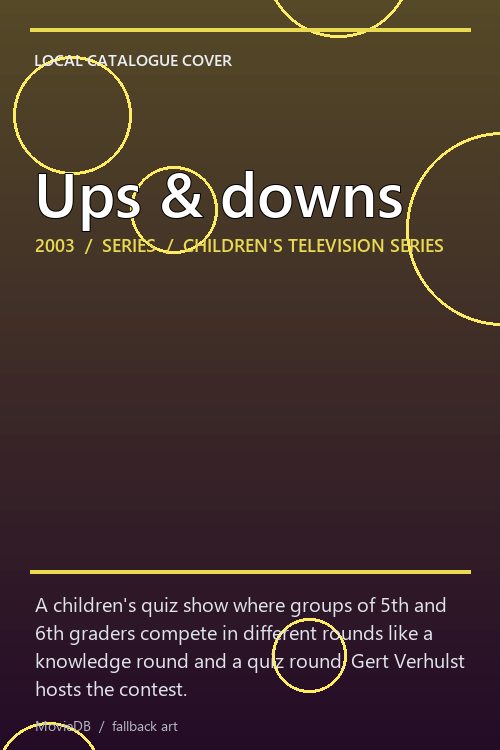 Ups & downs poster