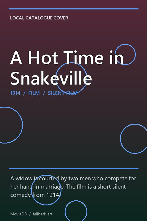 A Hot Time in Snakeville poster