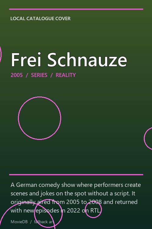 Frei Schnauze poster