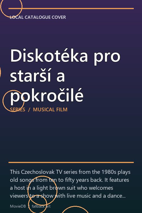 Diskotéka pro starší a pokročilé poster