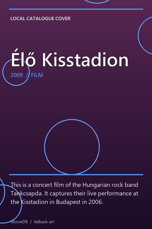 Élő Kisstadion poster