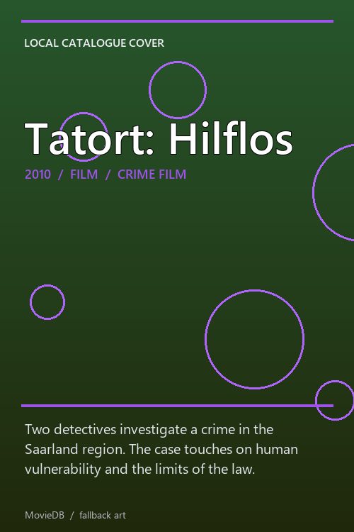 Tatort: Hilflos poster