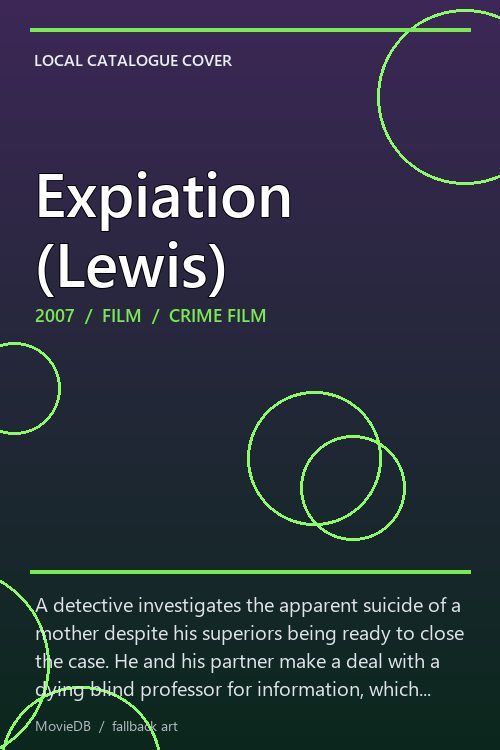 Expiation (Lewis) poster