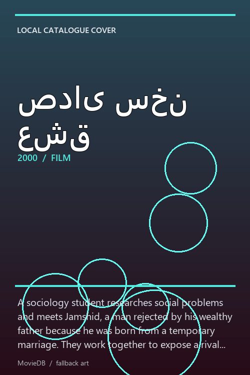 صدای سخن عشق poster