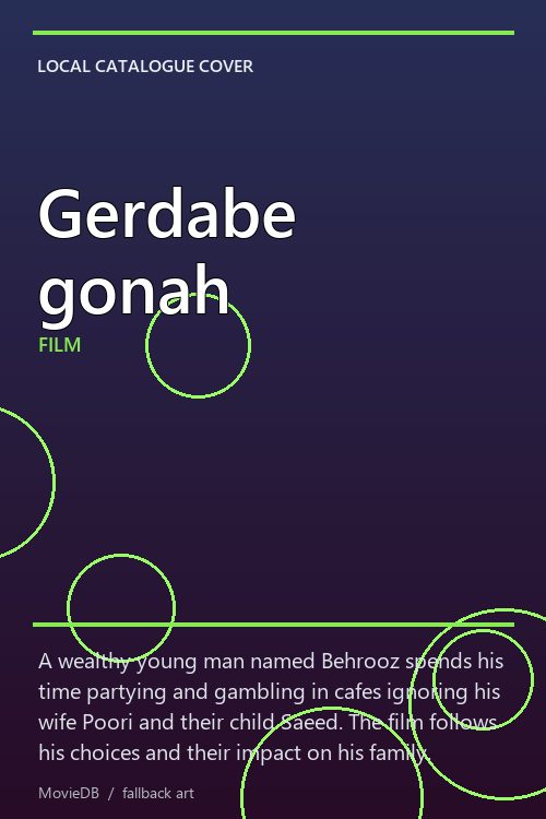 Gerdabe gonah poster