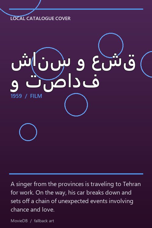 شانس و عشق و تصادف poster