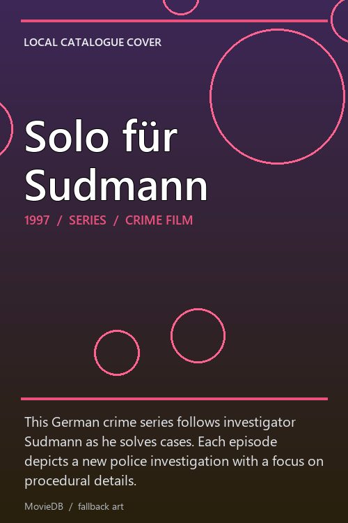 Solo für Sudmann poster