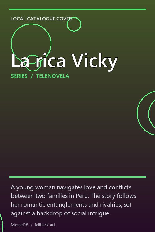 La rica Vicky poster
