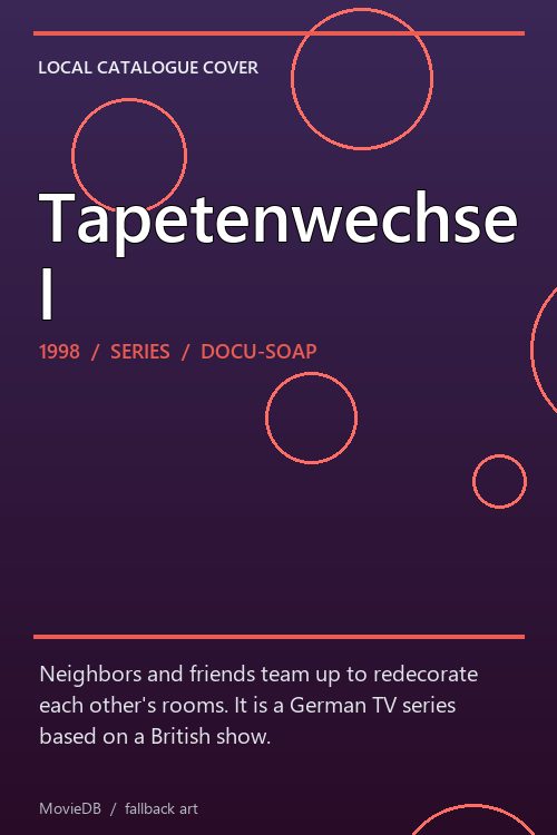 Tapetenwechsel poster