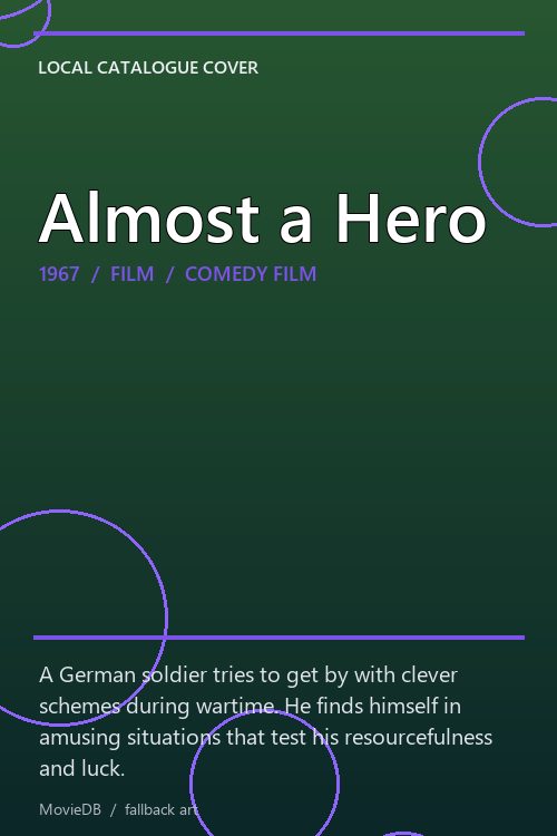 Almost a Hero poster