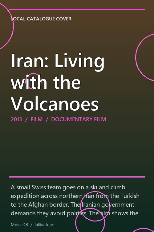Iran: Living with the Volcanoes poster