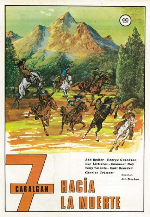 7 cabalgan hacía la muerte poster