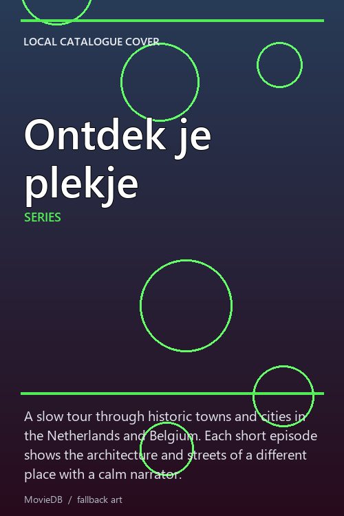 Ontdek je plekje poster