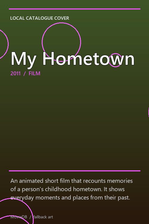 My Hometown poster