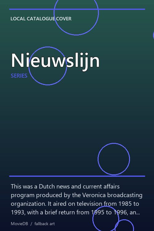 Nieuwslijn poster