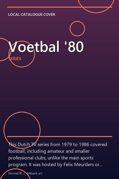 Voetbal '80 poster