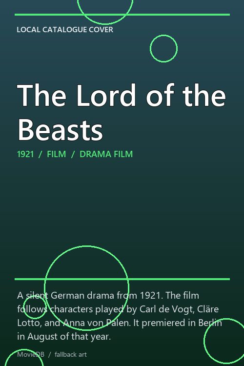 The Lord of the Beasts poster