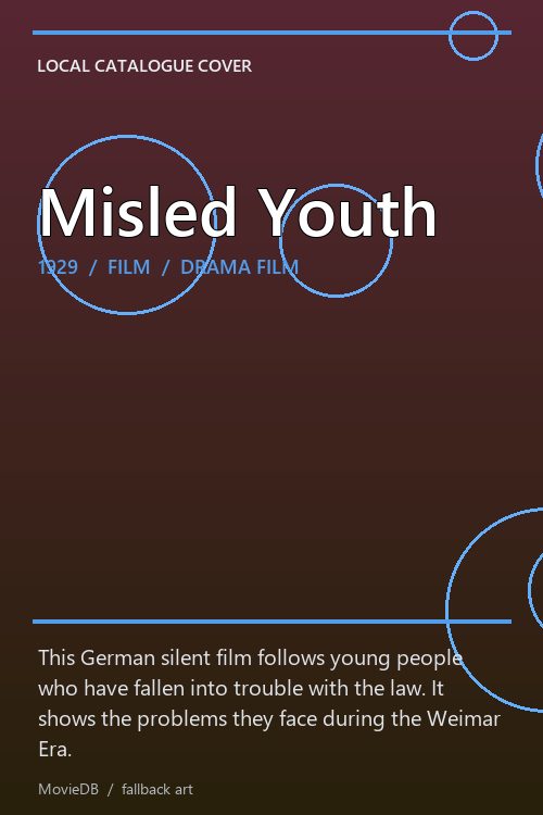 Misled Youth poster