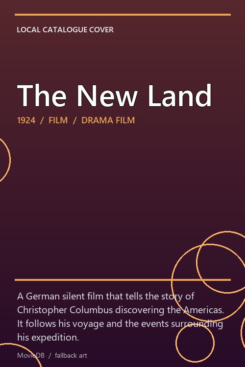 The New Land poster