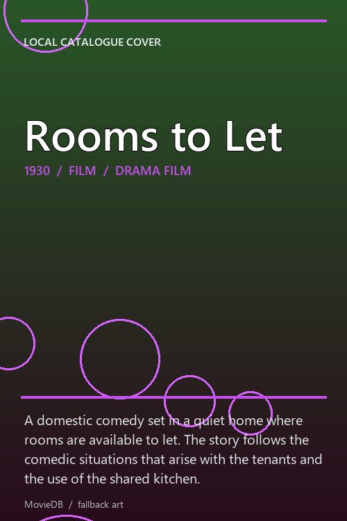 Rooms to Let poster