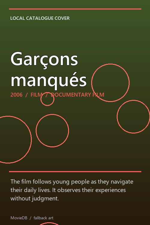 Garçons manqués poster