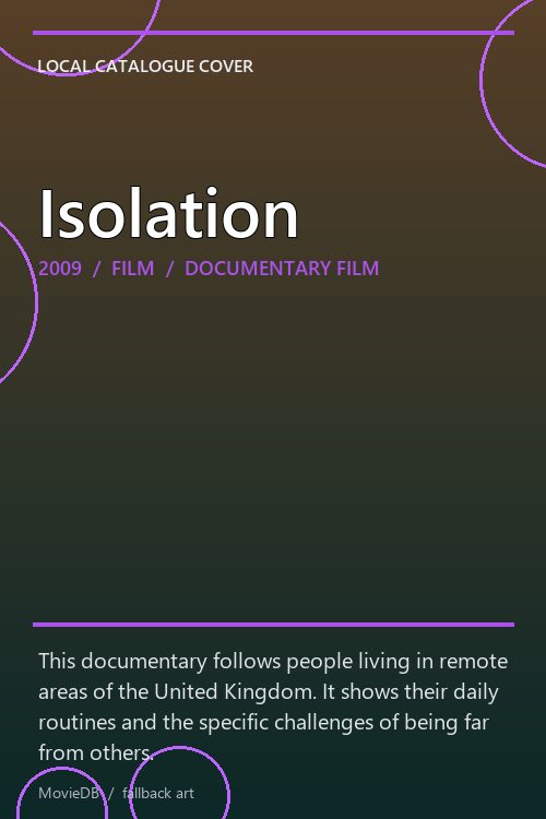 Isolation poster