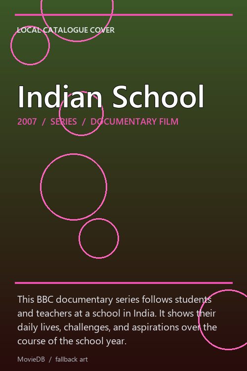 Indian School poster