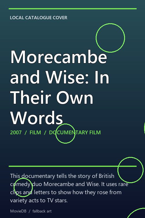 Morecambe and Wise: In Their Own Words poster