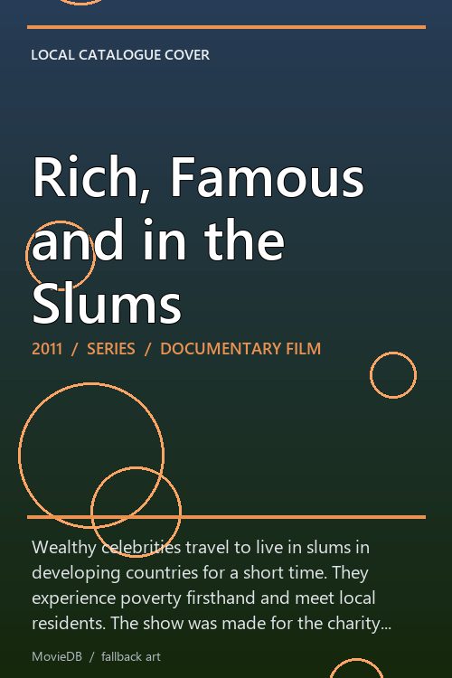 Rich, Famous and in the Slums poster