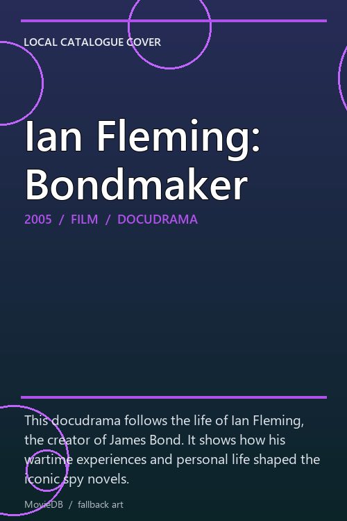 Ian Fleming: Bondmaker poster