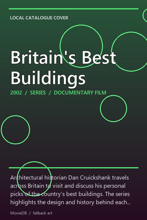 Britain's Best Buildings poster