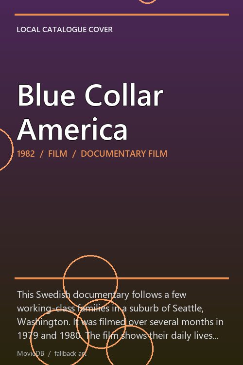 Blue Collar America poster